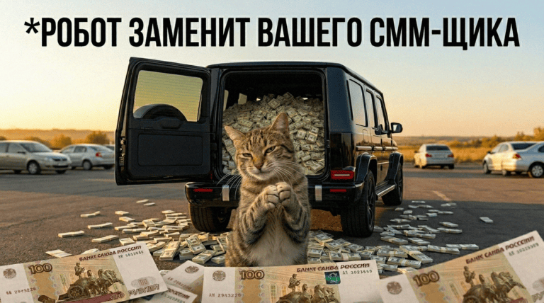 Интерфейс сервиса для автоматической публикации постов в социальные сети