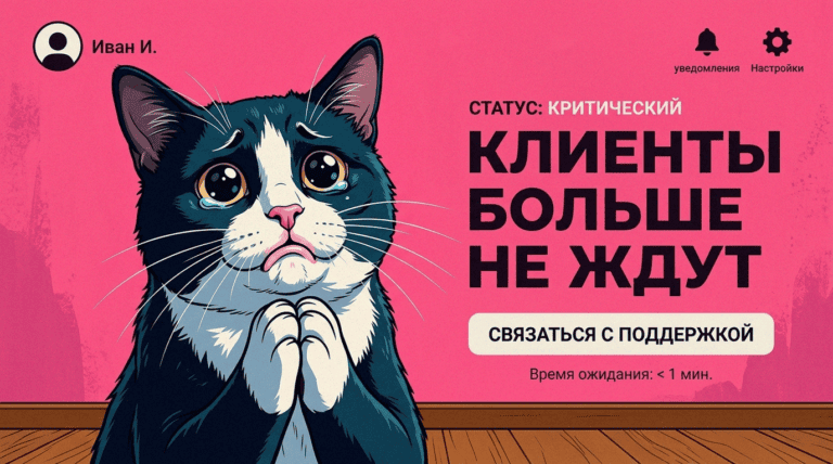 Интерфейс настройки Телеграм-бота для автоматических ответов клиентам
