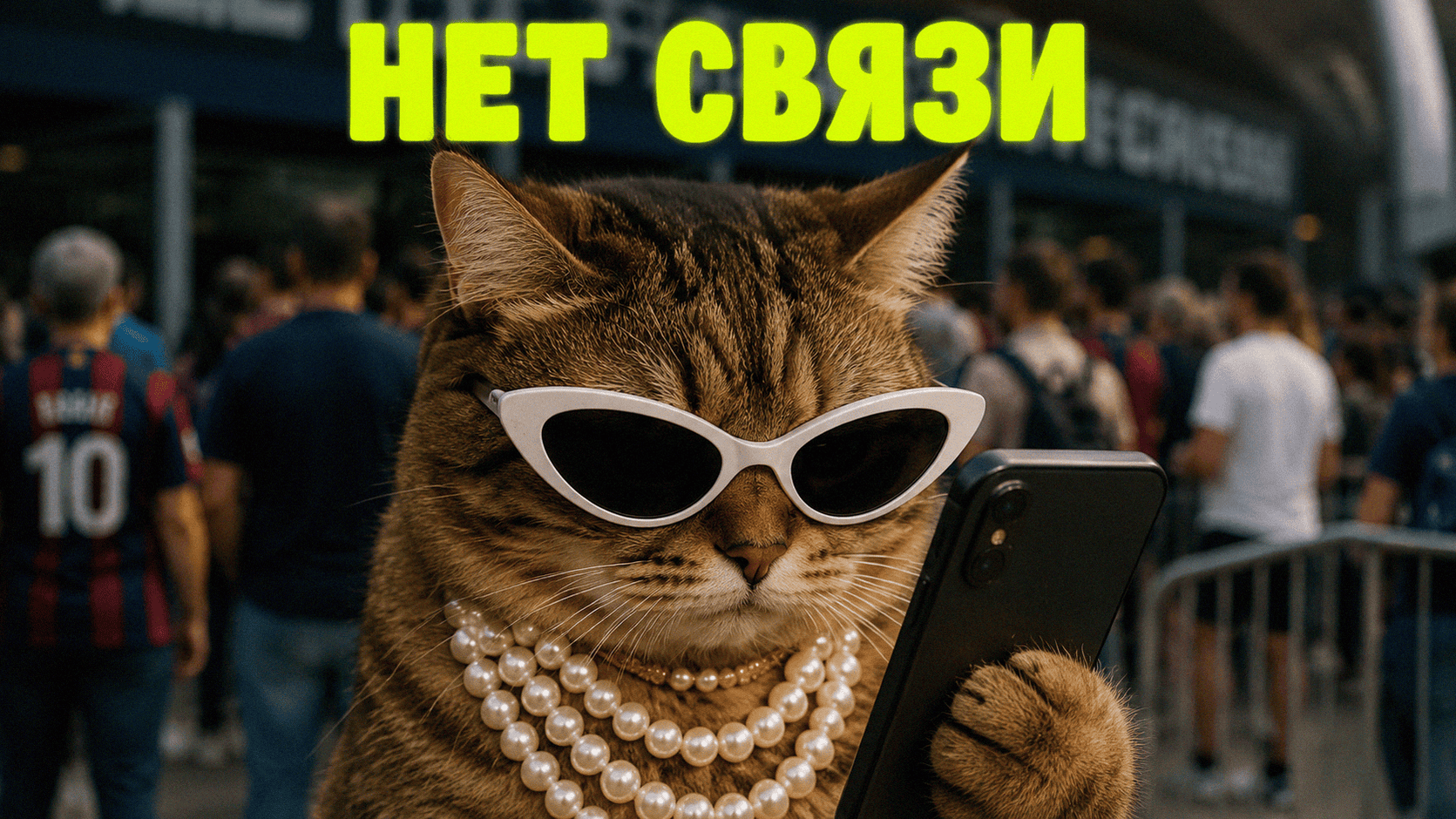 Современный стадион с миллионами датчиков и антенн для управления толпой