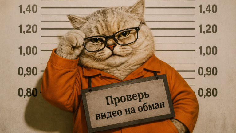 Инфографика с признаками дипфейка и способами его обнаружения