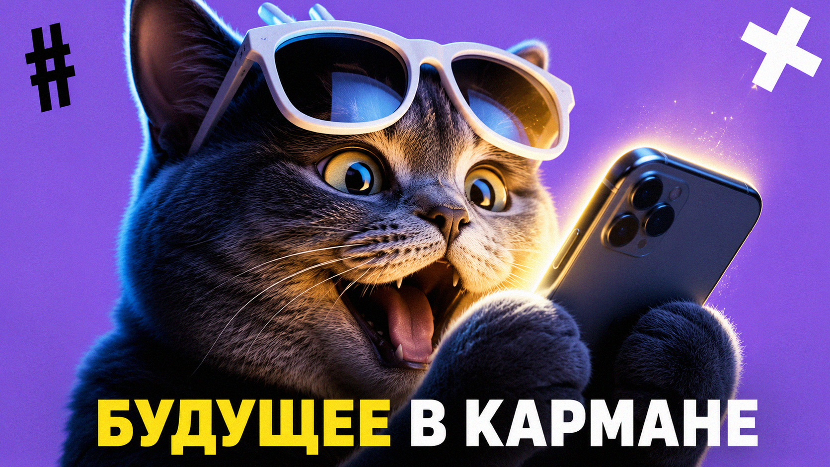 Человек использует смартфон с функциями искусственного интеллекта для работы